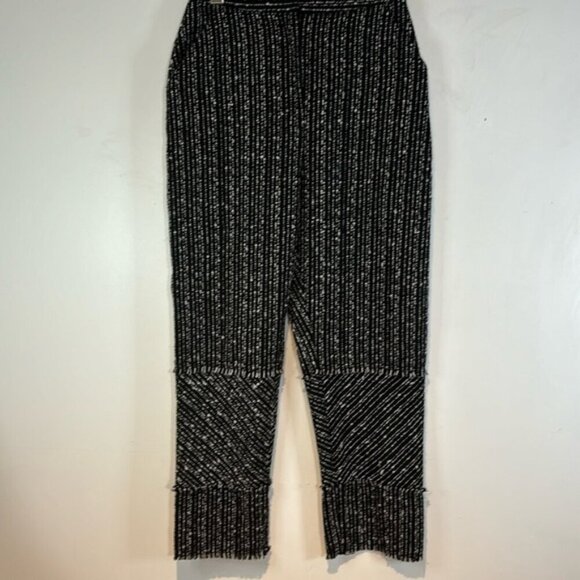 Natalia Kiantoro Bahan Escher pants tweed black/cream size UK8/US4 - Picture 2 of 12